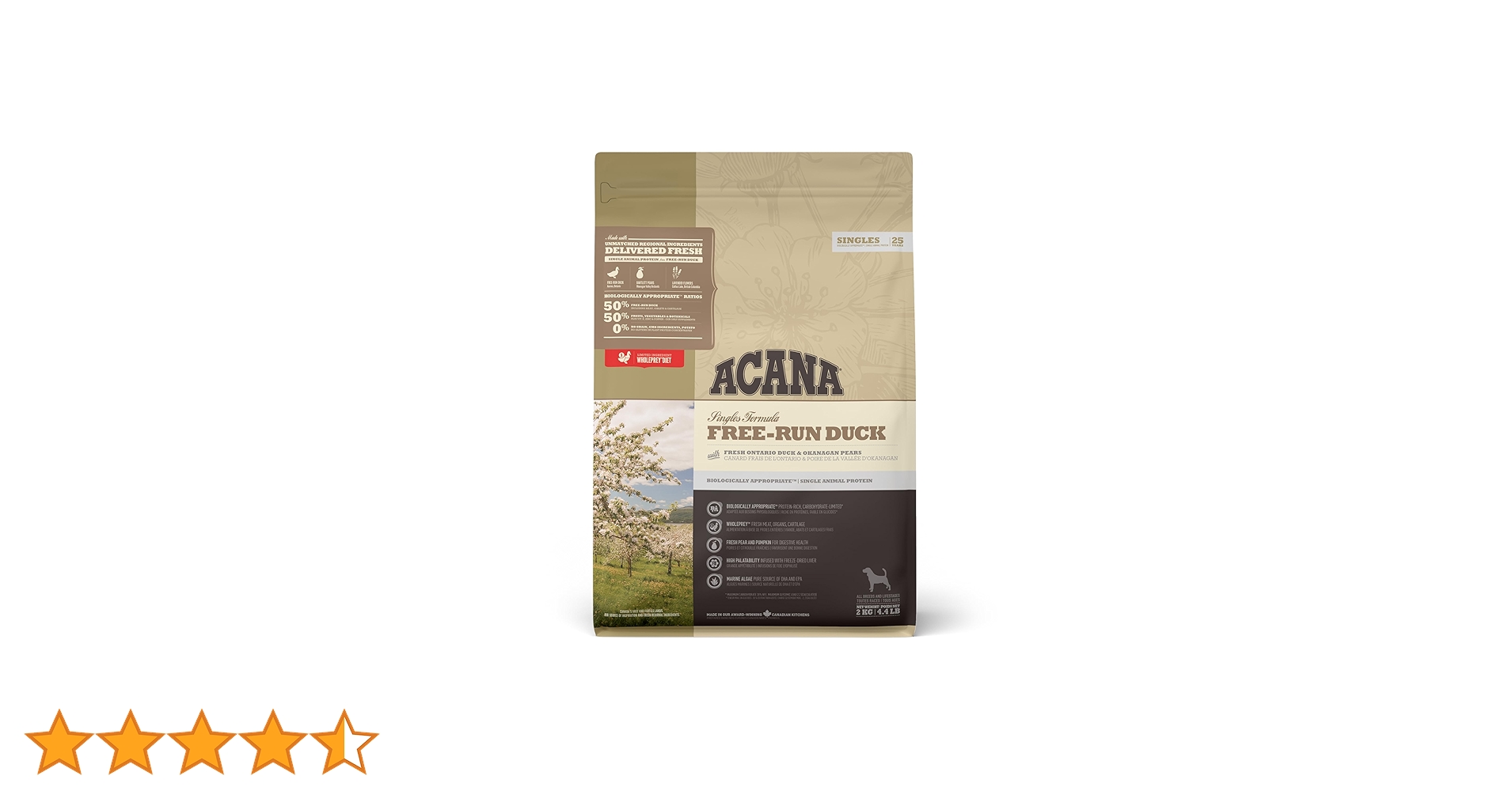 ACANA 2kg アカナ フリーランダック　全犬種全年齢対象 Amazon.co.jp: ACANA (アカナ) ドッグフード フリーランダック